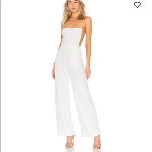 NBD Prosecco Jumpsuit in Ivory (S)